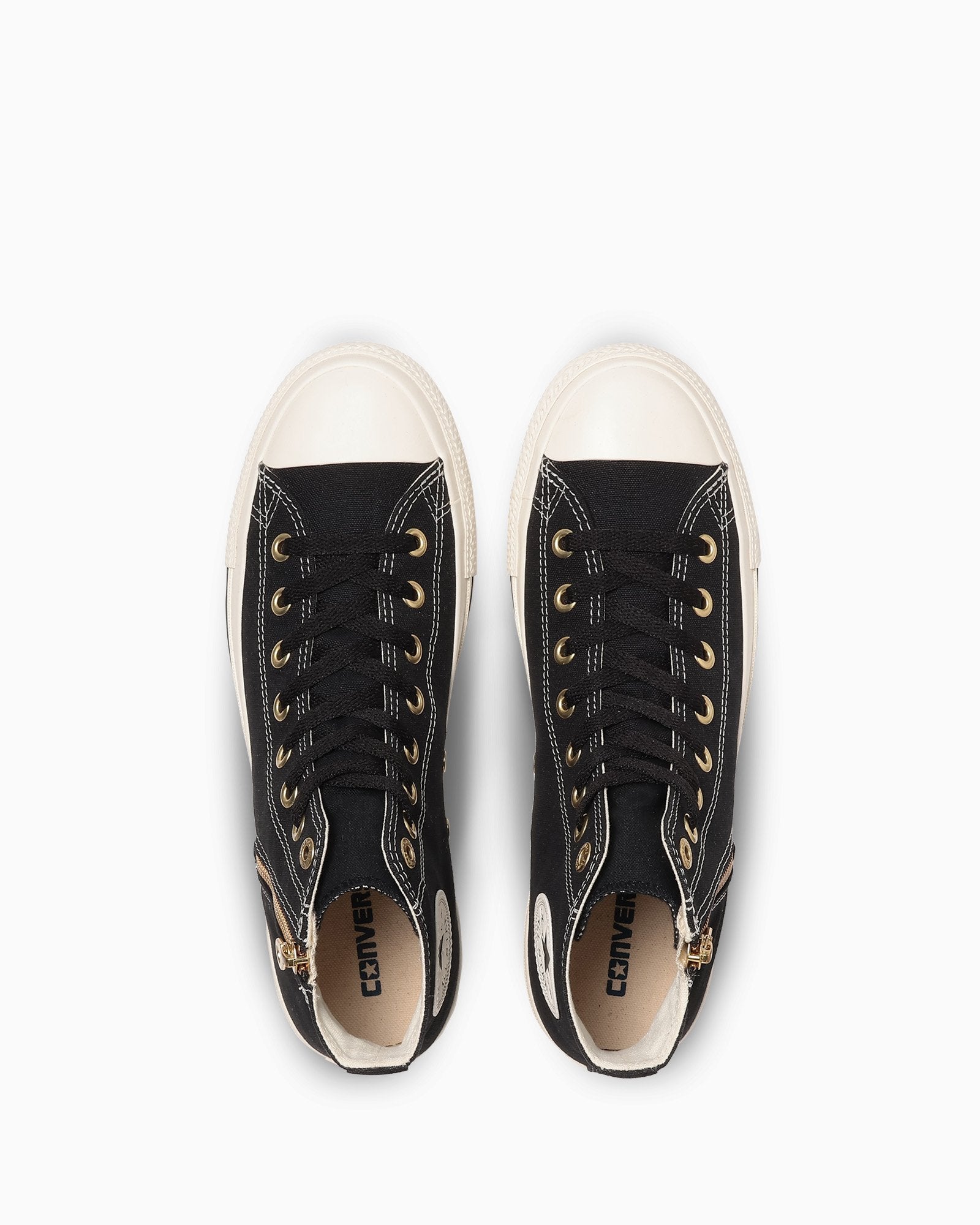 CONVERSE ALL STAR GOLDZIP HI - ブラック - 4