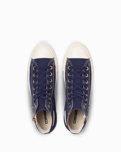 CONVERSE ALL STAR GOLDZIP HI - ダークネイビー - 4