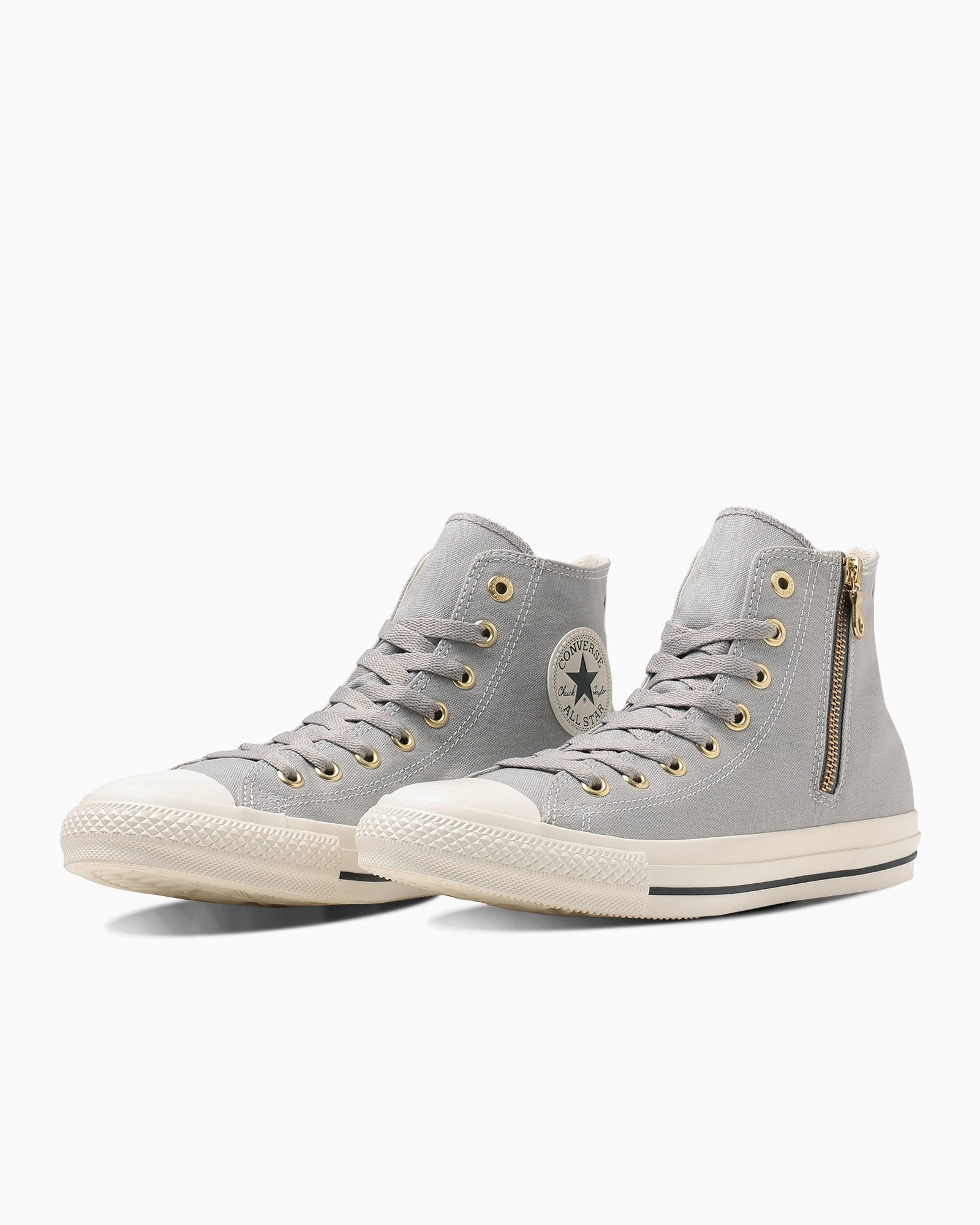 CONVERSE ALL STAR GOLDZIP HI - ライトグレイ - 1