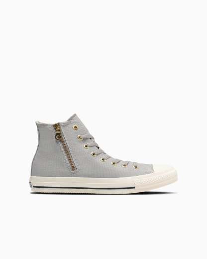 CONVERSE ALL STAR GOLDZIP HI - ライトグレイ - 3