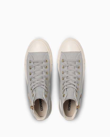 CONVERSE ALL STAR GOLDZIP HI - ライトグレイ - 4