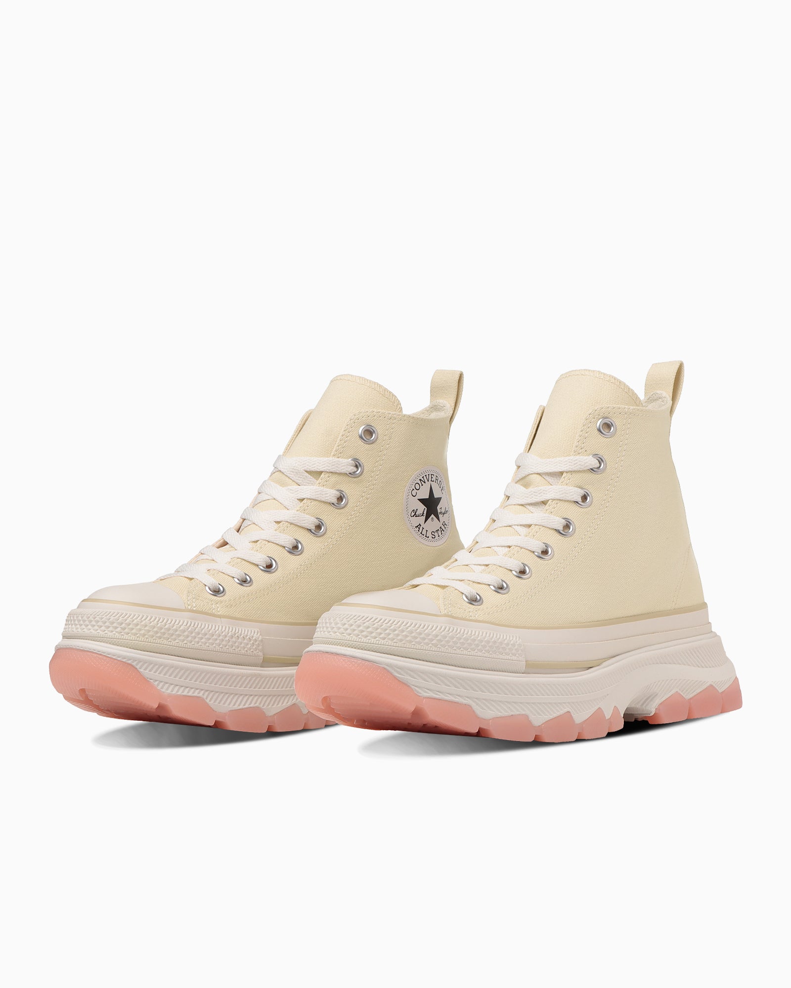 CONVERSE ALL STAR Ⓡ TREKWAVE CS HI - クリーム/ピンク - 2