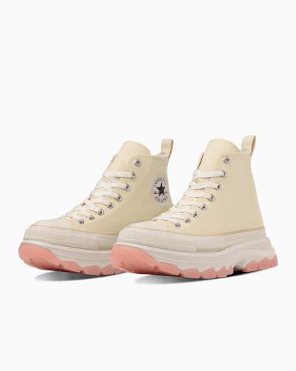 CONVERSE ALL STAR Ⓡ TREKWAVE CS HI - クリーム/ピンク - 2