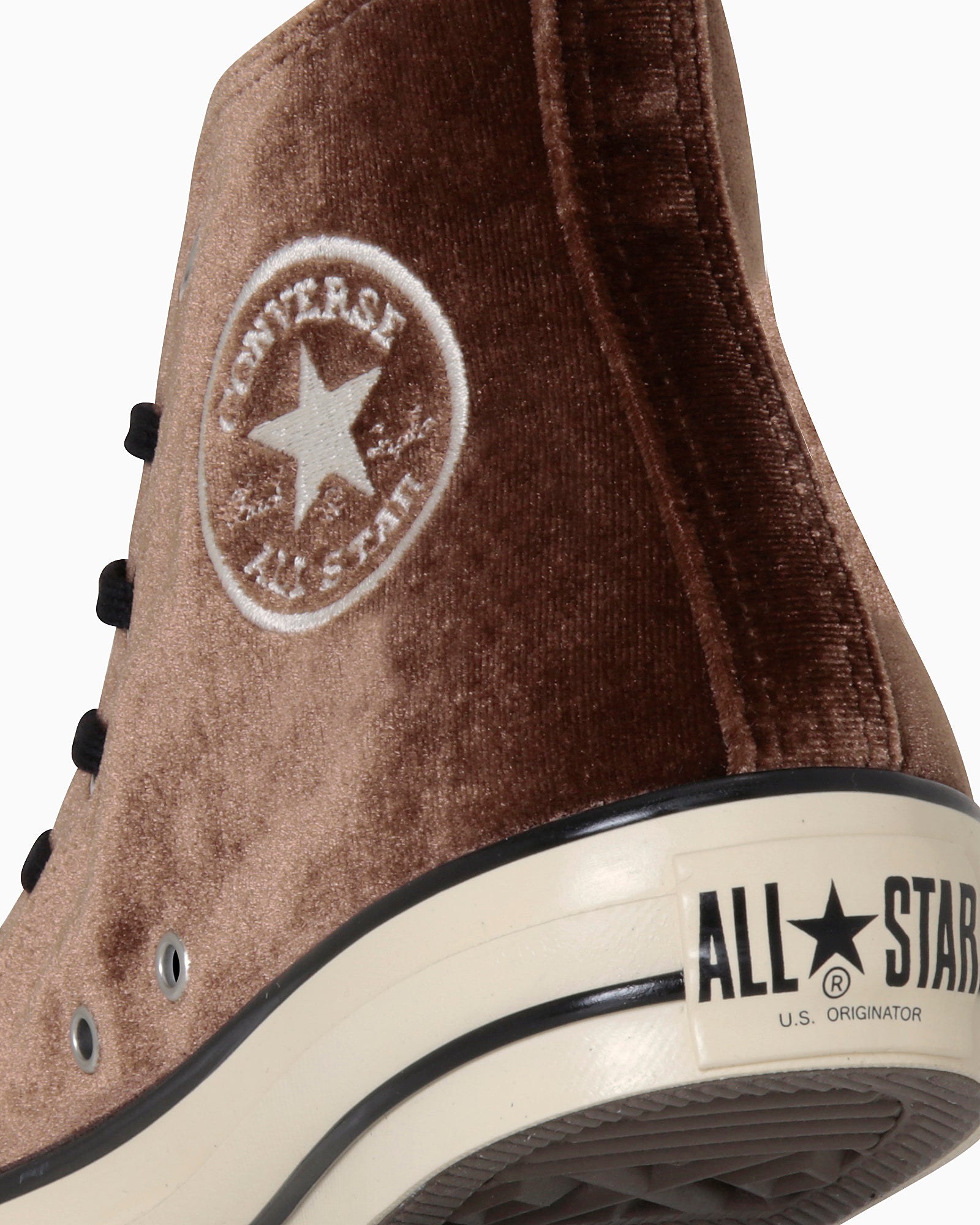 CONVERSE ALL STAR US VELVET HI - ブラウン - 8