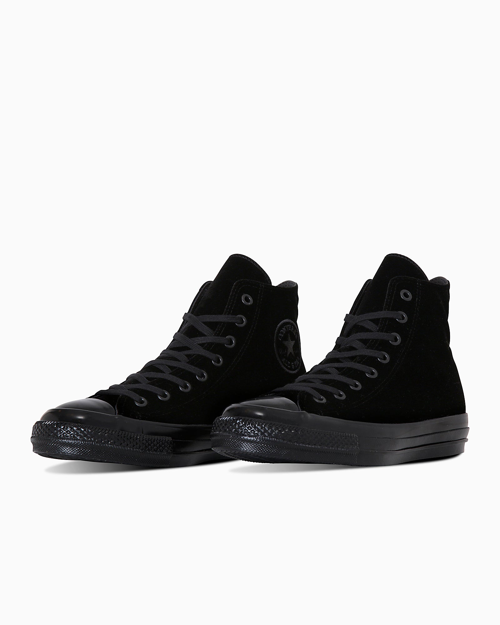 CONVERSE ALL STAR US VELVET HI - ブラックモノクローム - 2