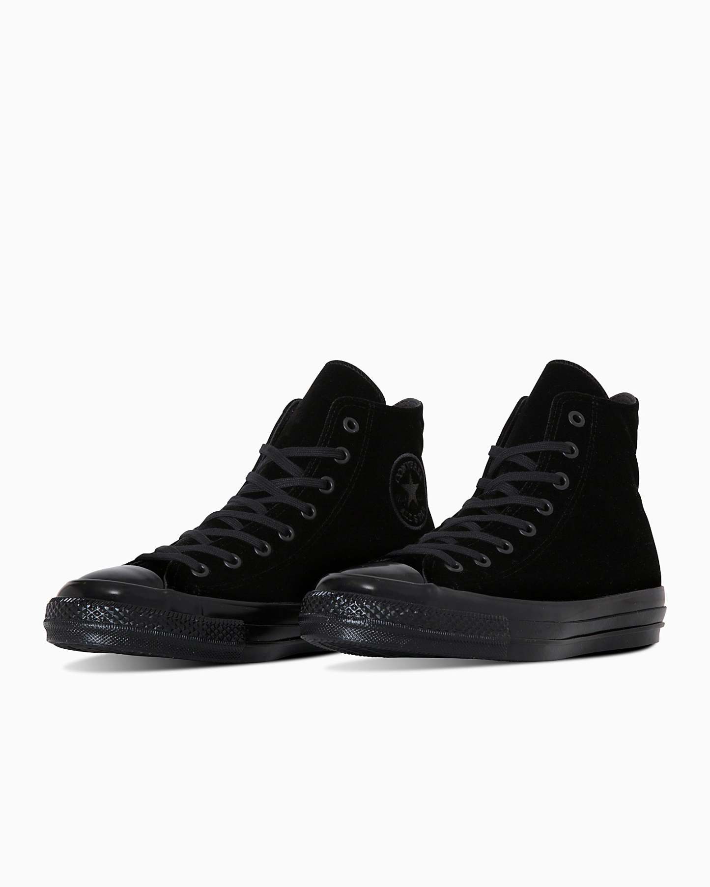 CONVERSE ALL STAR US VELVET HI - ブラックモノクローム - 2
