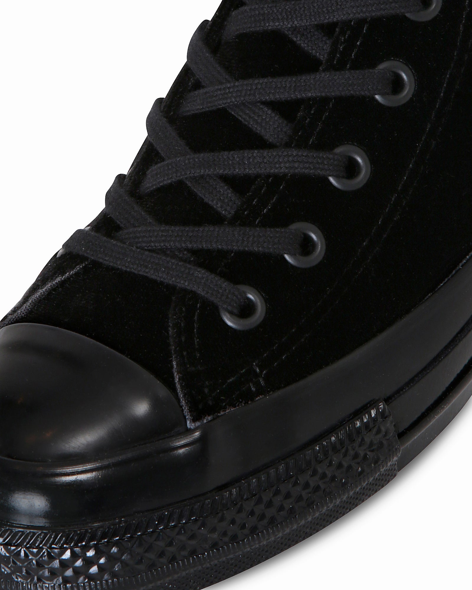 CONVERSE ALL STAR US VELVET HI - ブラックモノクローム - 7