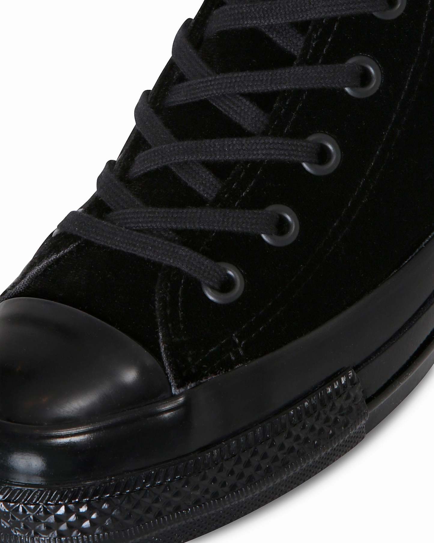 CONVERSE ALL STAR US VELVET HI - ブラックモノクローム - 7