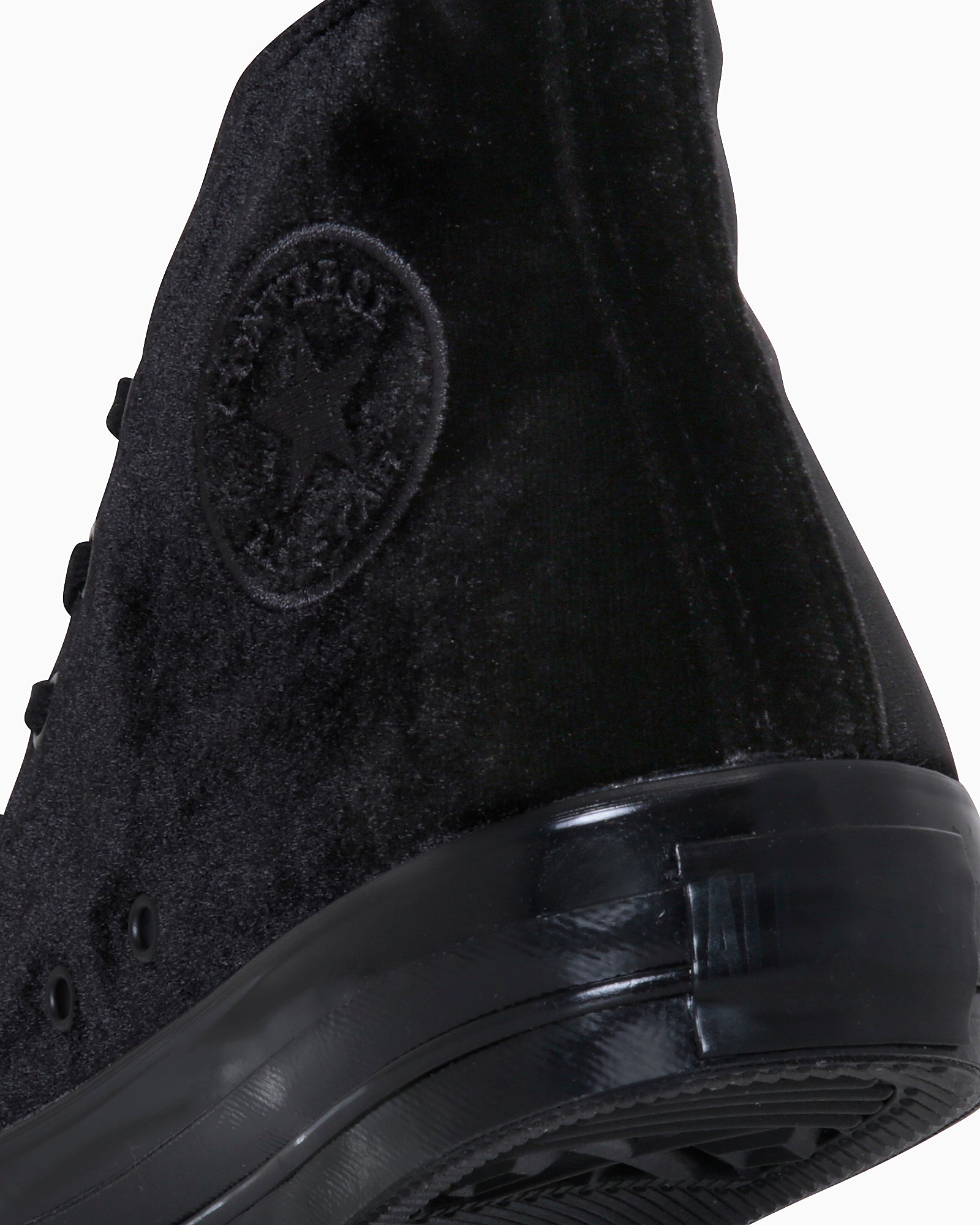 CONVERSE ALL STAR US VELVET HI - ブラックモノクローム - 8