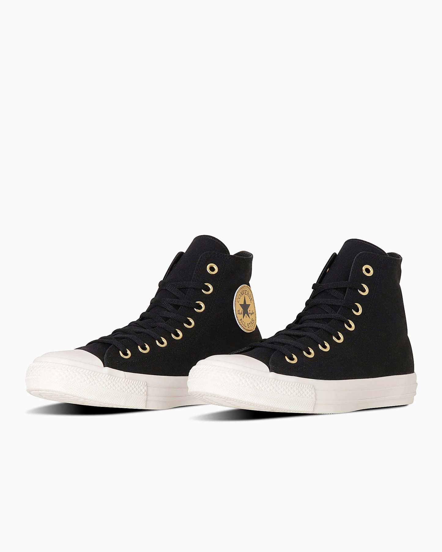 CONVERSE ALL STAR GOLDPATCH HI - ブラック/ゴールド - 2