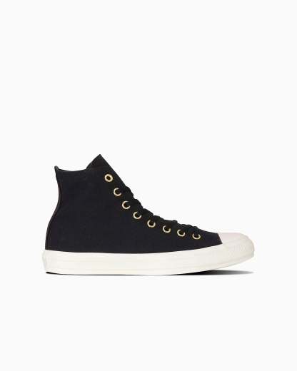CONVERSE ALL STAR GOLDPATCH HI - ブラック/ゴールド - 3