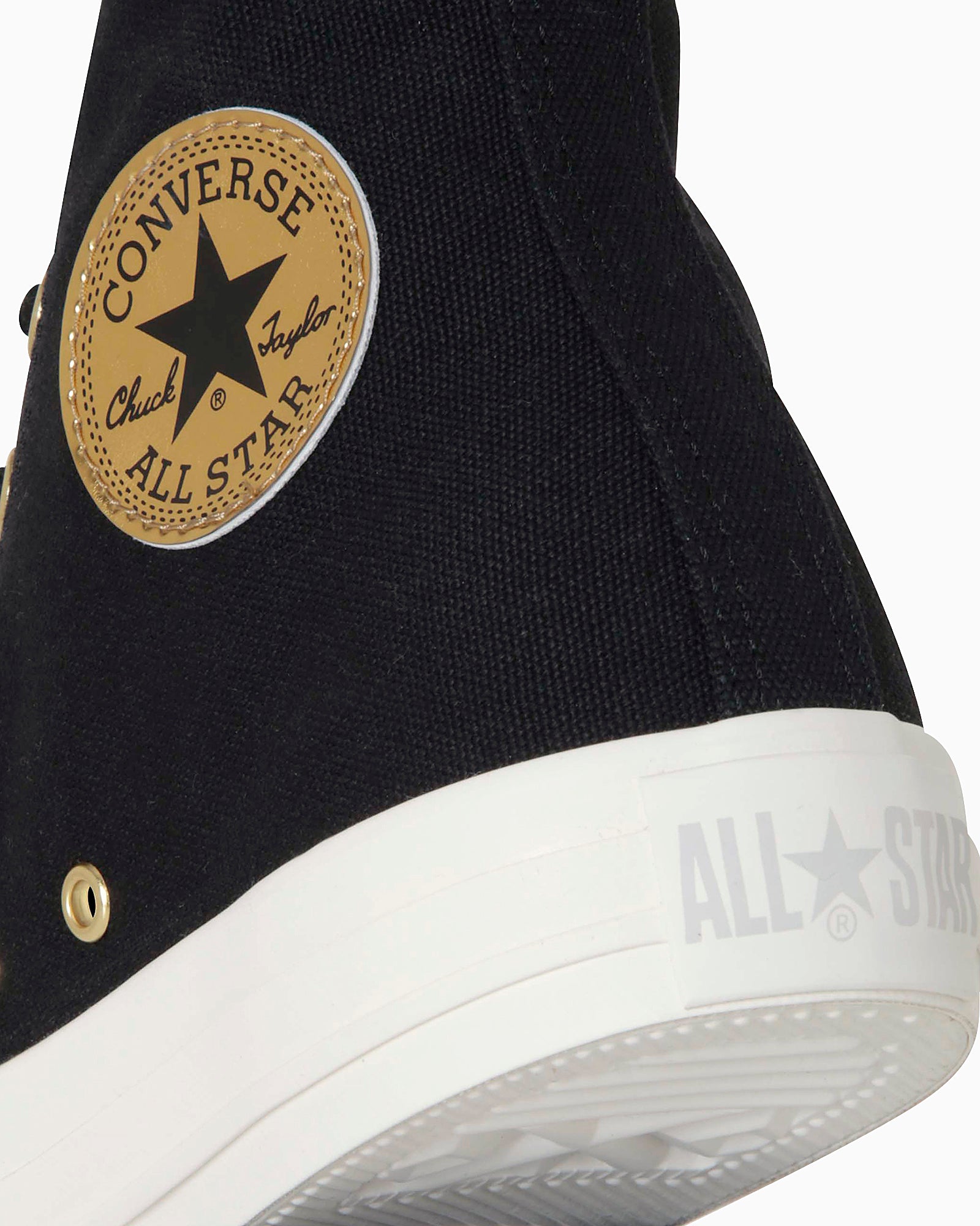 CONVERSE ALL STAR GOLDPATCH HI - ブラック/ゴールド - 8