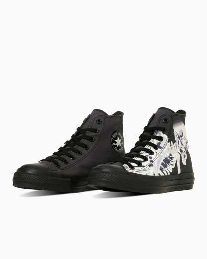 CONVERSE ALL STAR Ⓡ UKIYOEPRINT HI - スカル/ブラック - 1