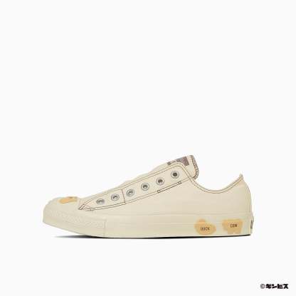 CONVERSE ALL STAR BS SLIP OX / TABEKKO DOUBUTSU - オフホワイト - 1