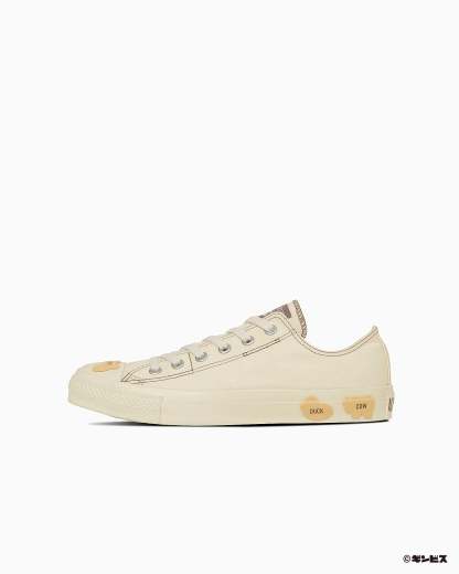 CONVERSE ALL STAR BS SLIP OX / TABEKKO DOUBUTSU - オフホワイト - 9