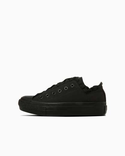 CONVERSE ALL STAR PLTS FRILLSLIP OX - ブラックモノクローム - 1