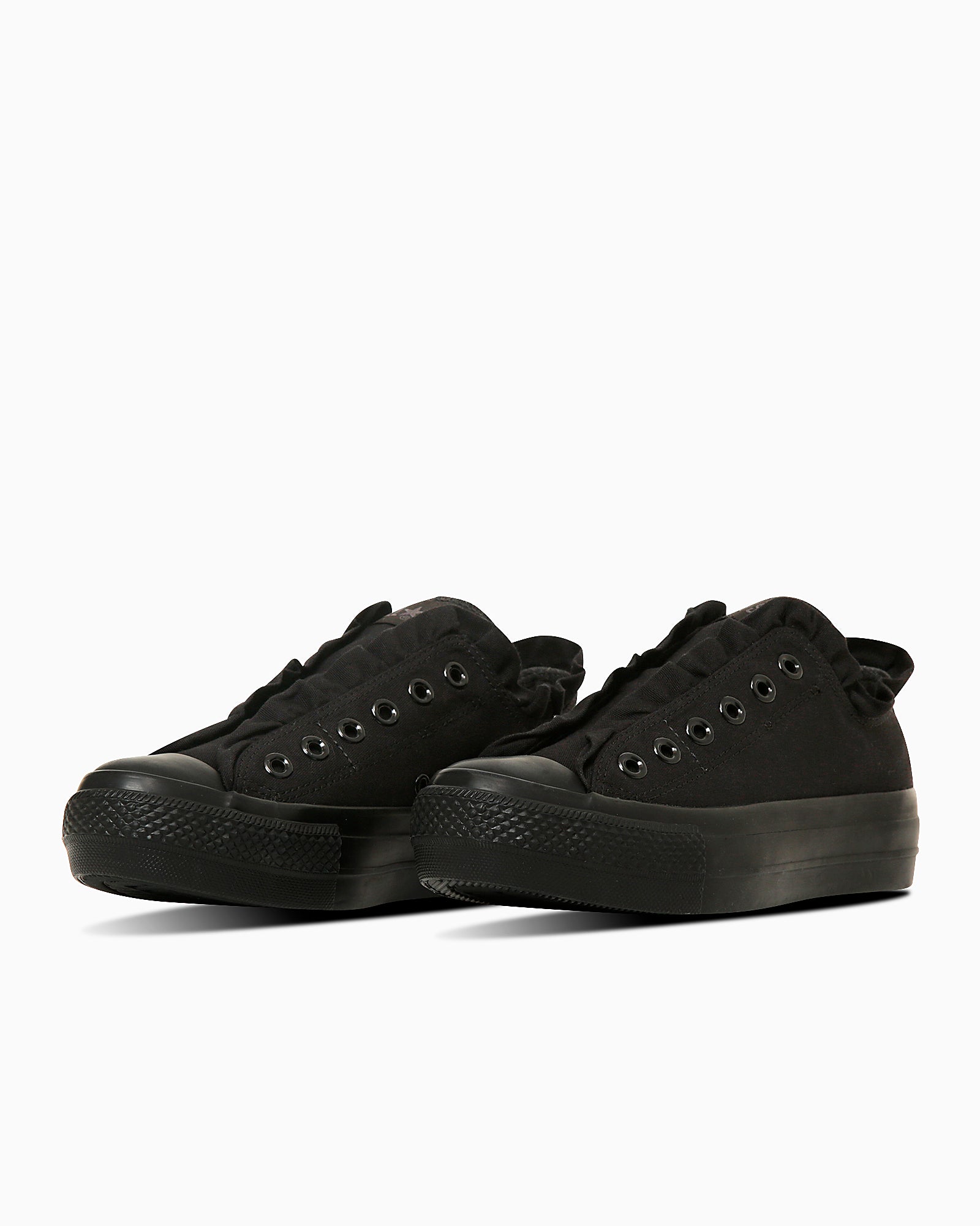 CONVERSE ALL STAR PLTS FRILLSLIP OX - ブラックモノクローム - 2