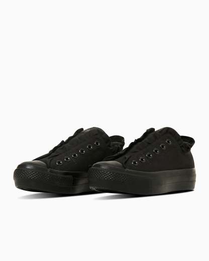 CONVERSE ALL STAR PLTS FRILLSLIP OX - ブラックモノクローム - 2