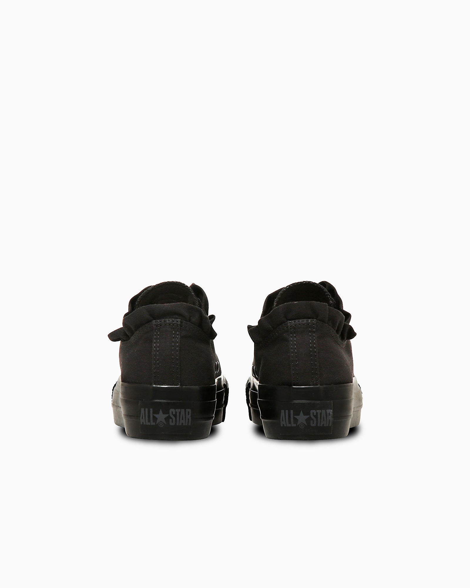CONVERSE ALL STAR PLTS FRILLSLIP OX - ブラックモノクローム - 5