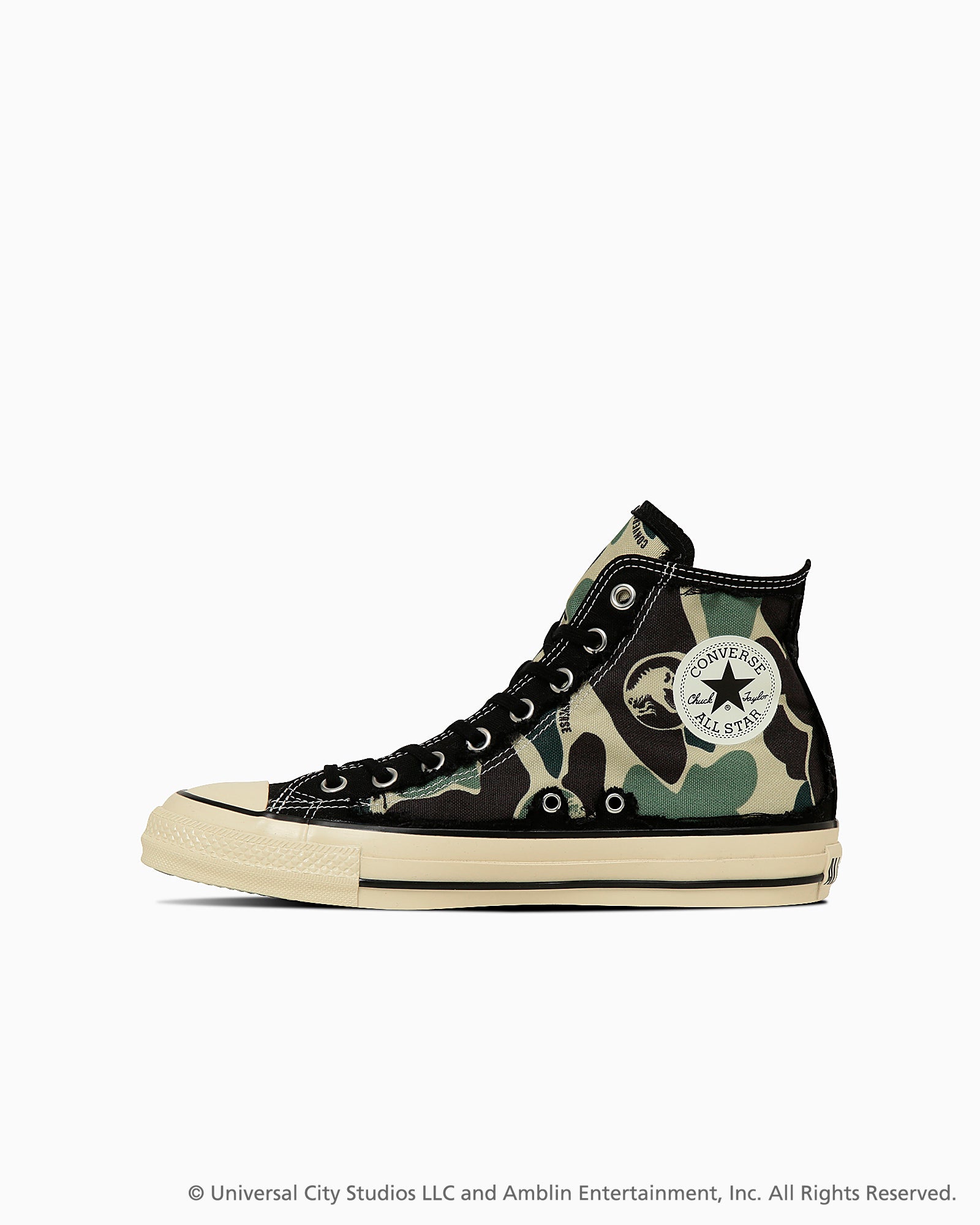 CONVERSE ALL STAR AGED RL HI / JURASSIC PARK - ブラック/カモ - 10