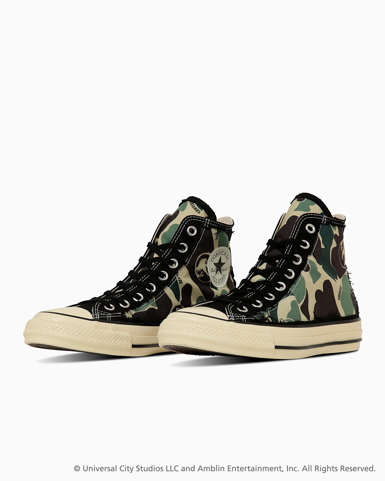 CONVERSE ALL STAR AGED RL HI / JURASSIC PARK - ブラック/カモ - 12