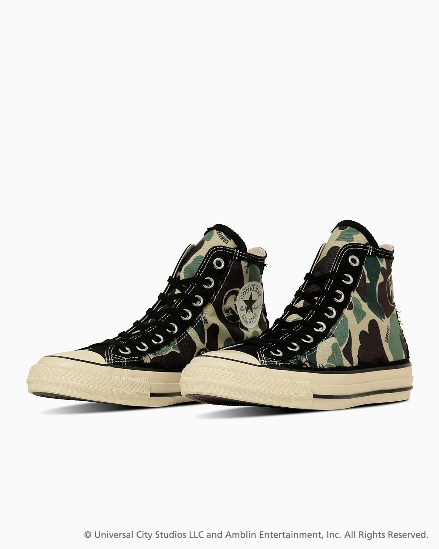 CONVERSE ALL STAR AGED RL HI / JURASSIC PARK - ブラック/カモ - 12