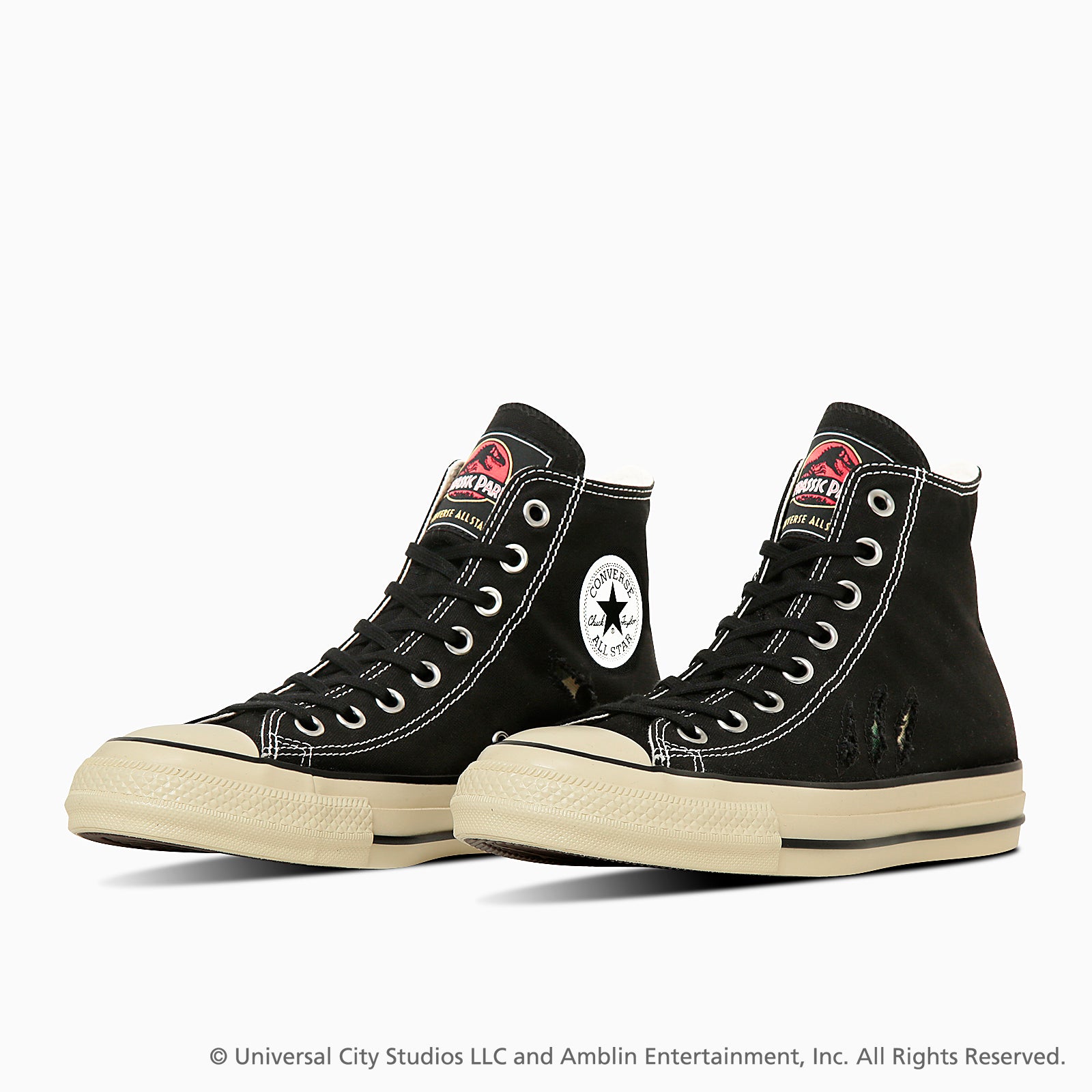 CONVERSE ALL STAR AGED RL HI / JURASSIC PARK - ブラック/カモ - 1