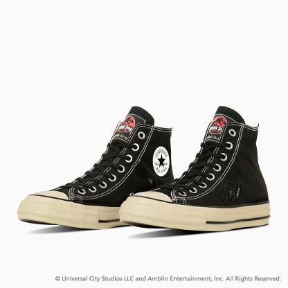 CONVERSE ALL STAR AGED RL HI / JURASSIC PARK - ブラック/カモ - 1
