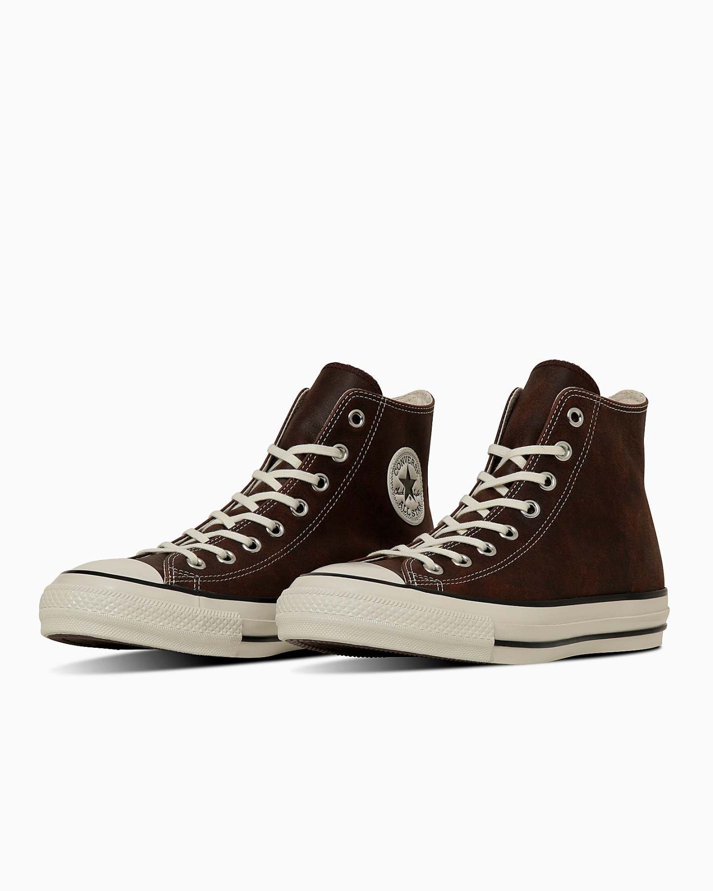 CONVERSE ALL STAR AGED WAXEDLEATHER HI - アンティークブラウン - 2