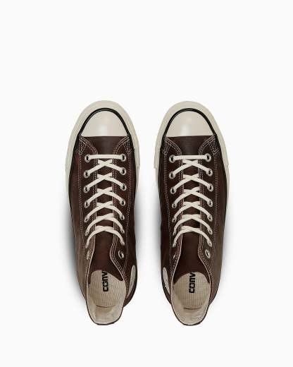 CONVERSE ALL STAR AGED WAXEDLEATHER HI - アンティークブラウン - 4