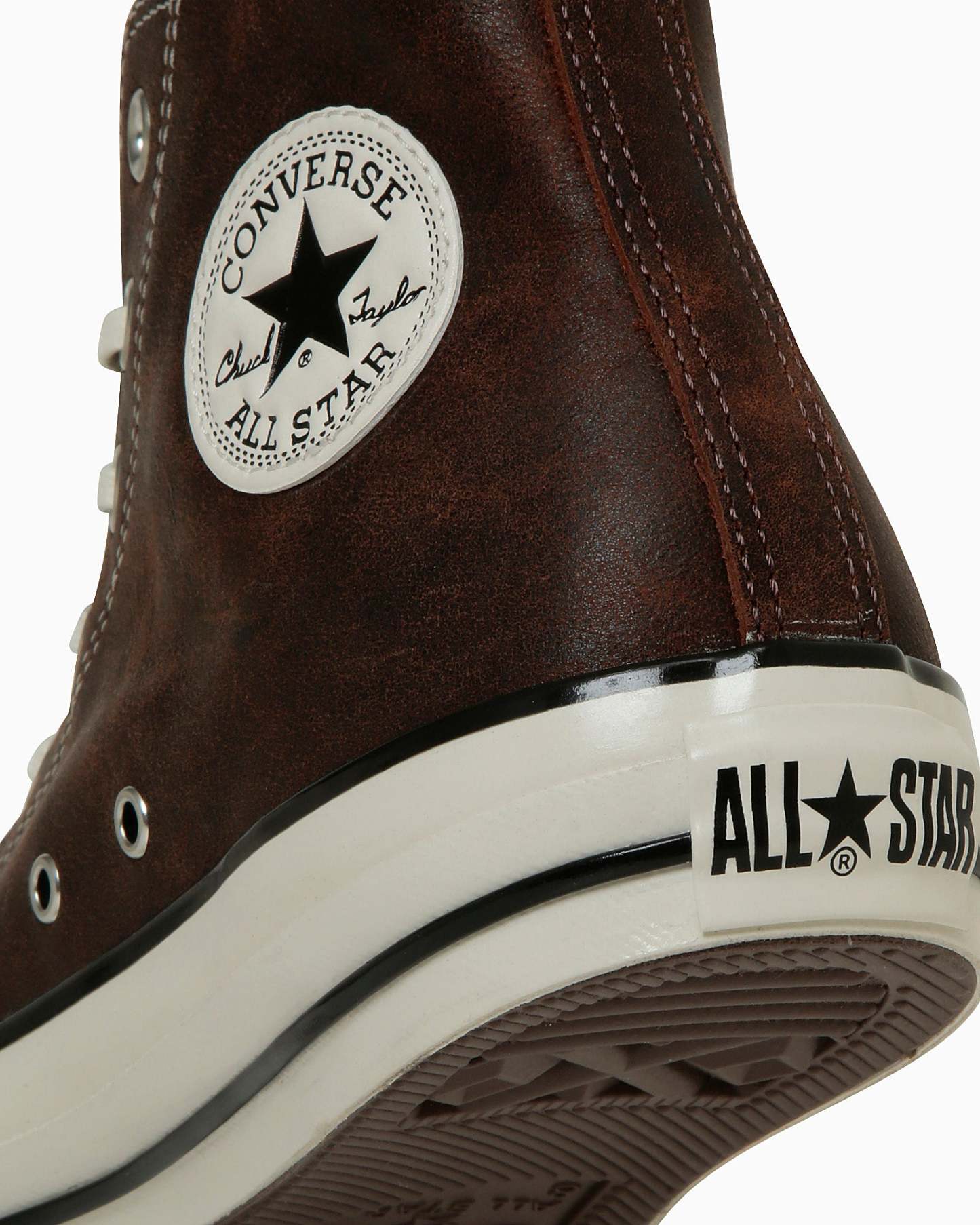 CONVERSE ALL STAR AGED WAXEDLEATHER HI - アンティークブラウン - 8