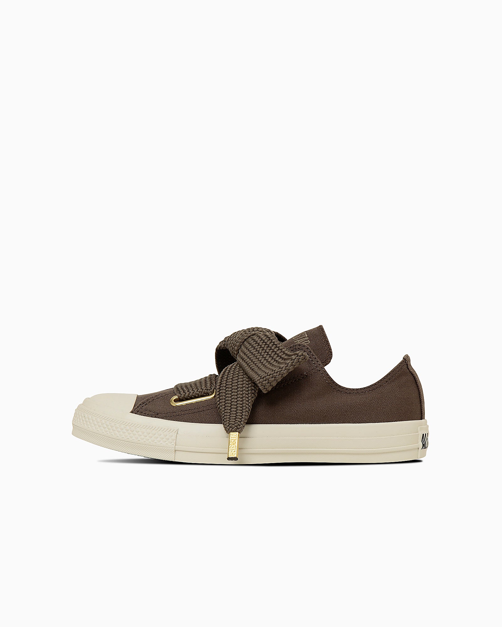 CONVERSE ALL STAR RIBBONLACE SLIP OX - ダークトープ - 1