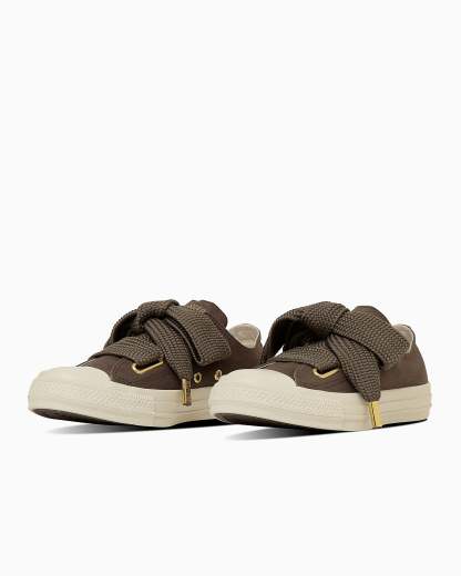 CONVERSE ALL STAR RIBBONLACE SLIP OX - ダークトープ - 2