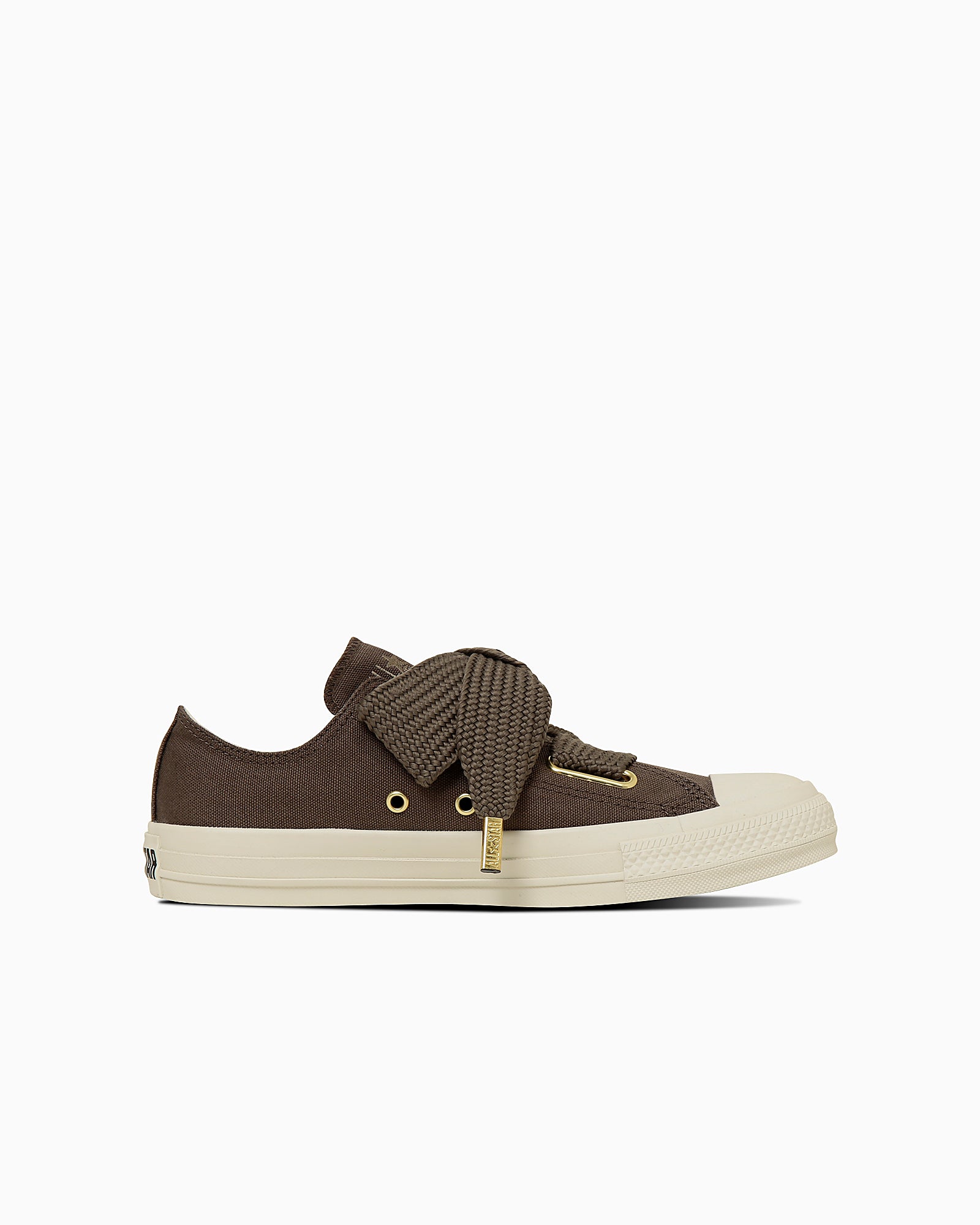 CONVERSE ALL STAR RIBBONLACE SLIP OX - ダークトープ - 3