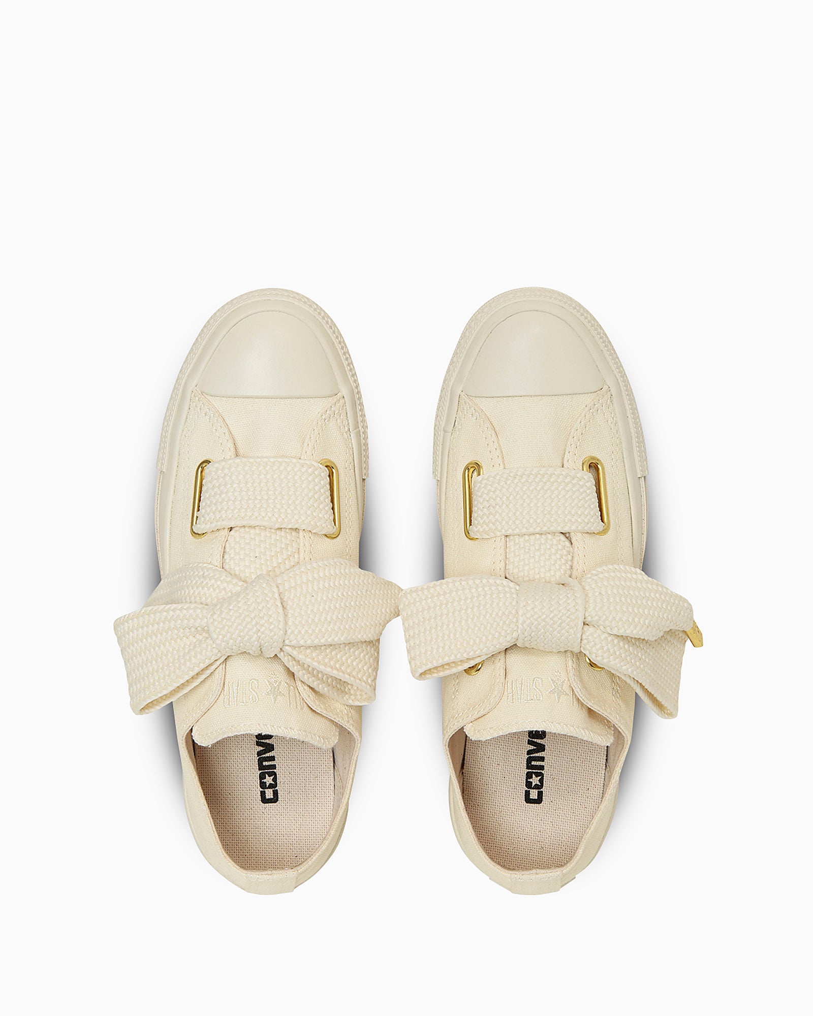 CONVERSE ALL STAR RIBBONLACE SLIP OX - アイボリー - 4