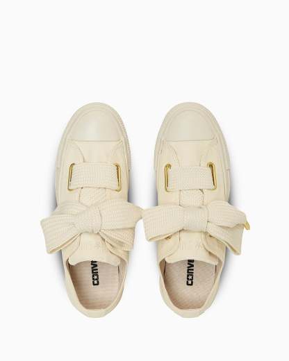 CONVERSE ALL STAR RIBBONLACE SLIP OX - アイボリー - 4