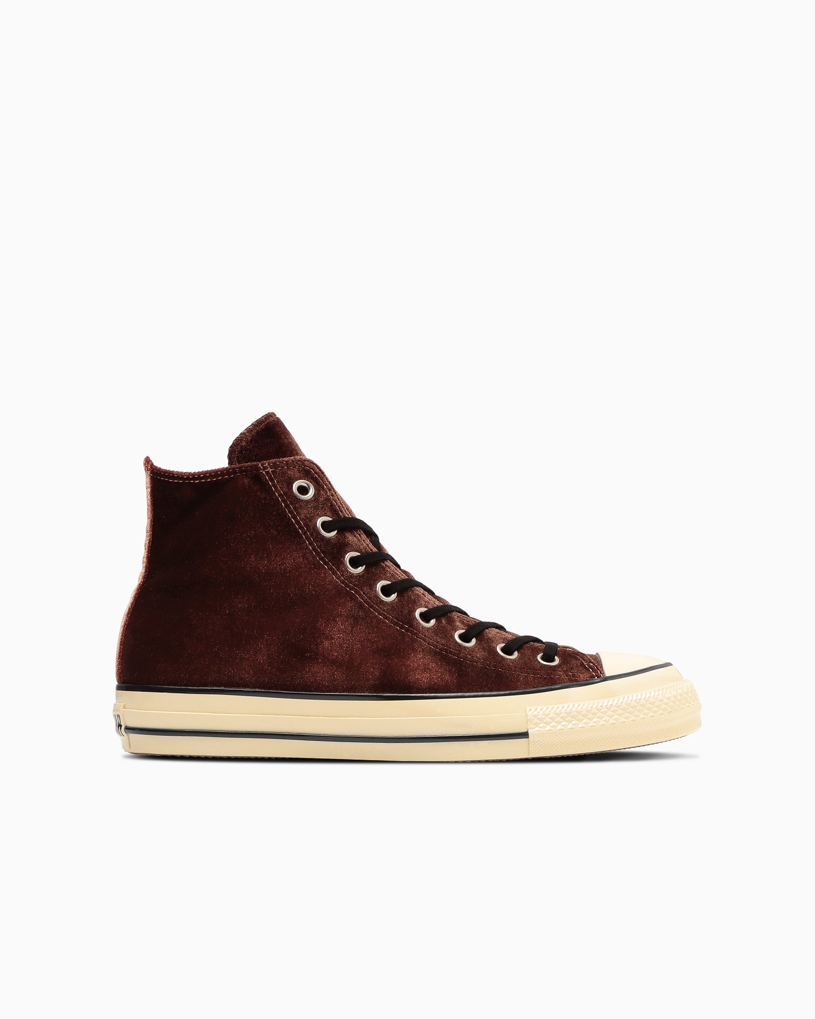 CONVERSE ALL STAR AGED VELVET HI - ブラウン/ブラック - 3