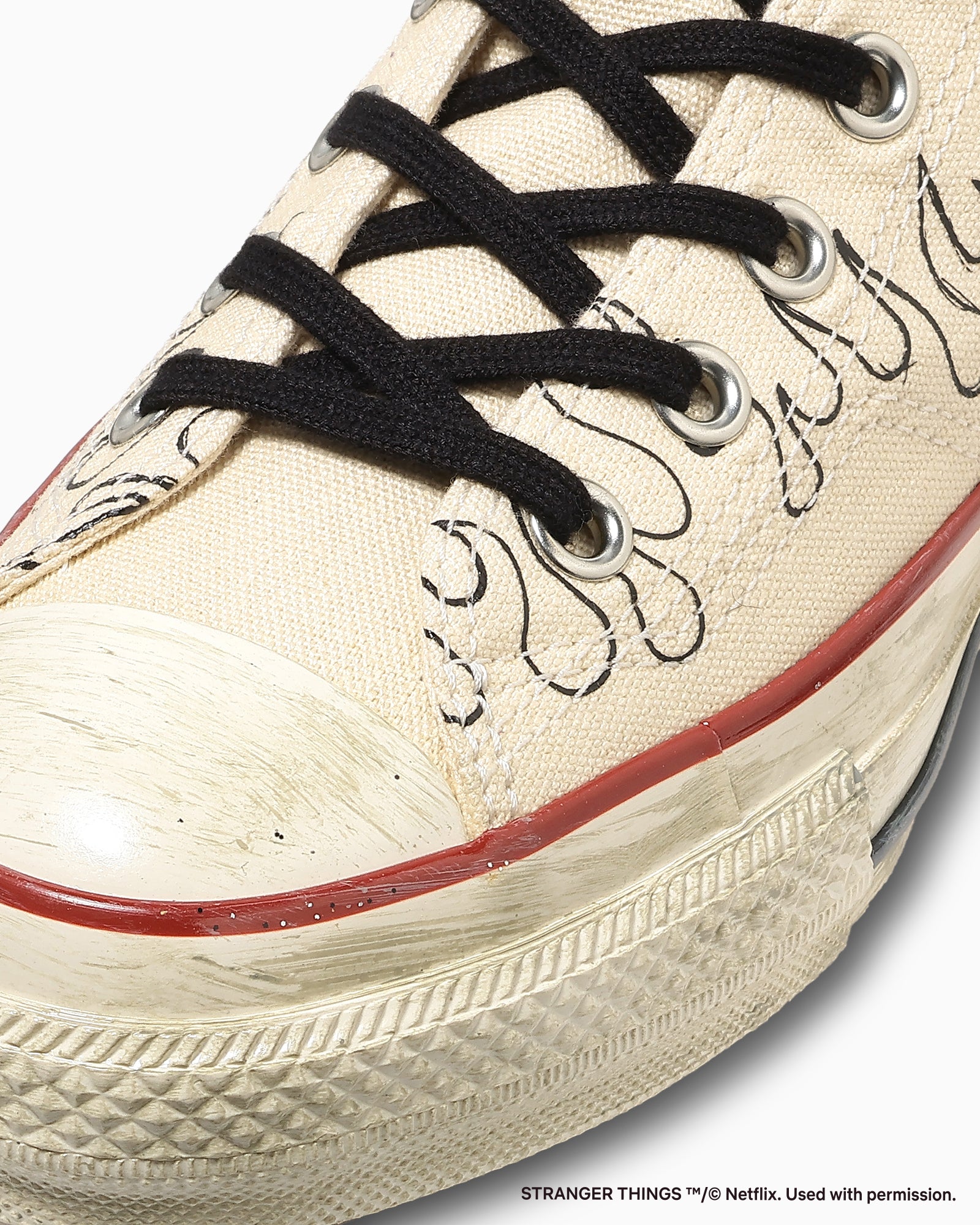 CONVERSE ALL STAR AGED 87 HC HI / STRANGER THINGS 5 - ナチュラル - 7