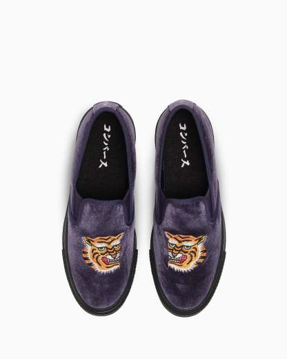 CONVERSE ALL STAR KUNGFU SLIP-ON - ロイヤルパープル/ブラック - 4