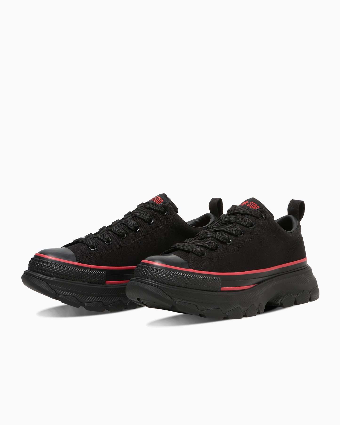 CONVERSE ALL STAR TREKWAVE AP OX - ブラック/レッド - 2