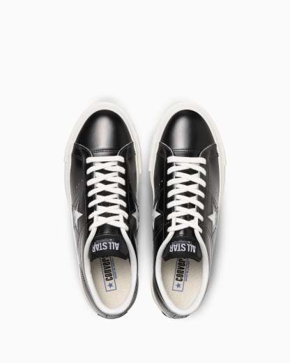 CONVERSE ONE STAR J - ブラック／ホワイト - 4