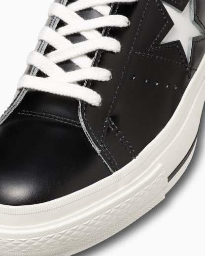 CONVERSE ONE STAR J - ブラック／ホワイト - 7