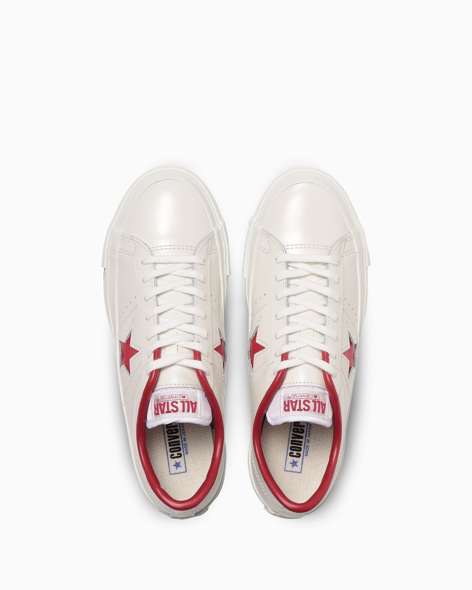CONVERSE ONE STAR J - ホワイト／レッド - 4