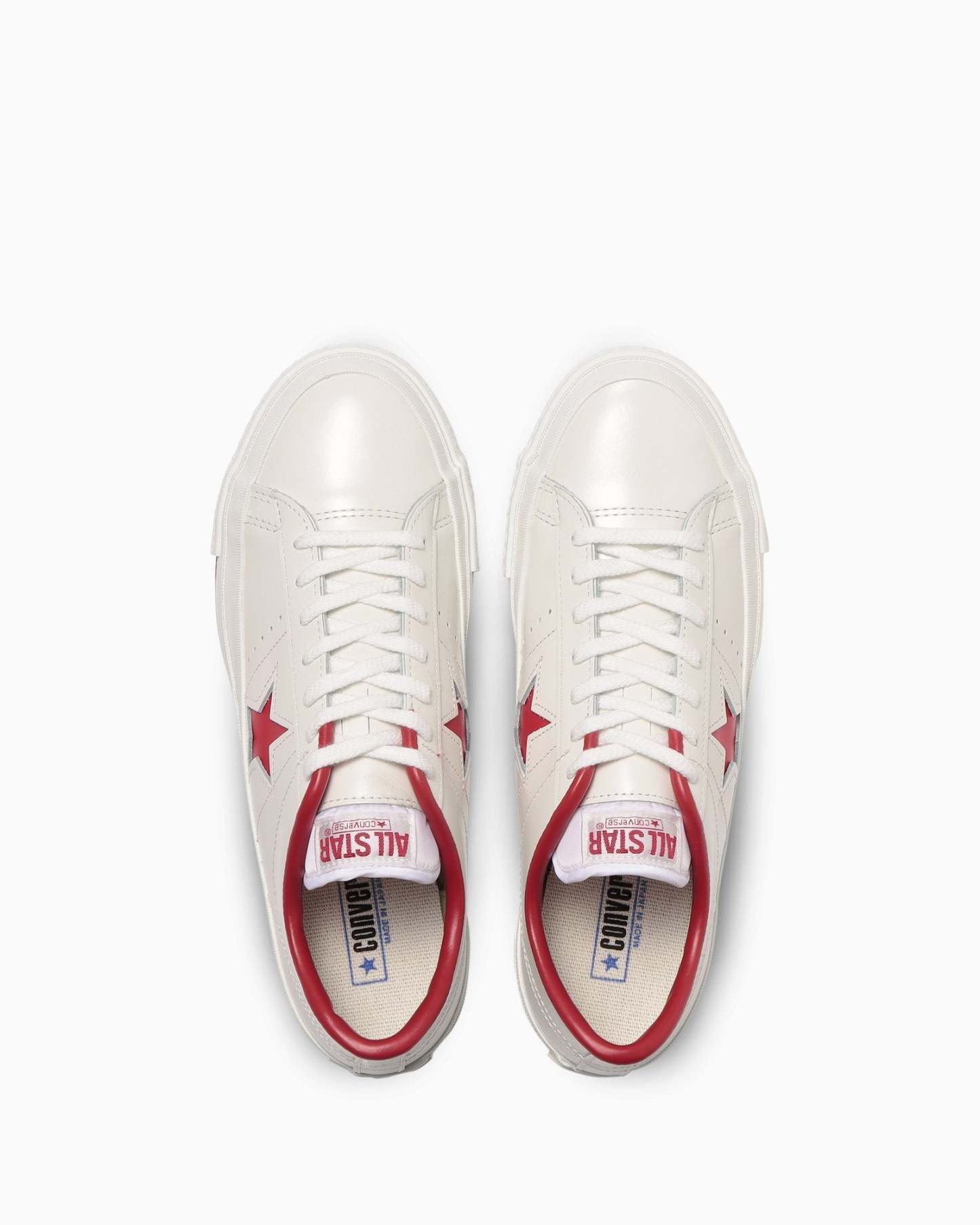 CONVERSE ONE STAR J - ホワイト／レッド - 4