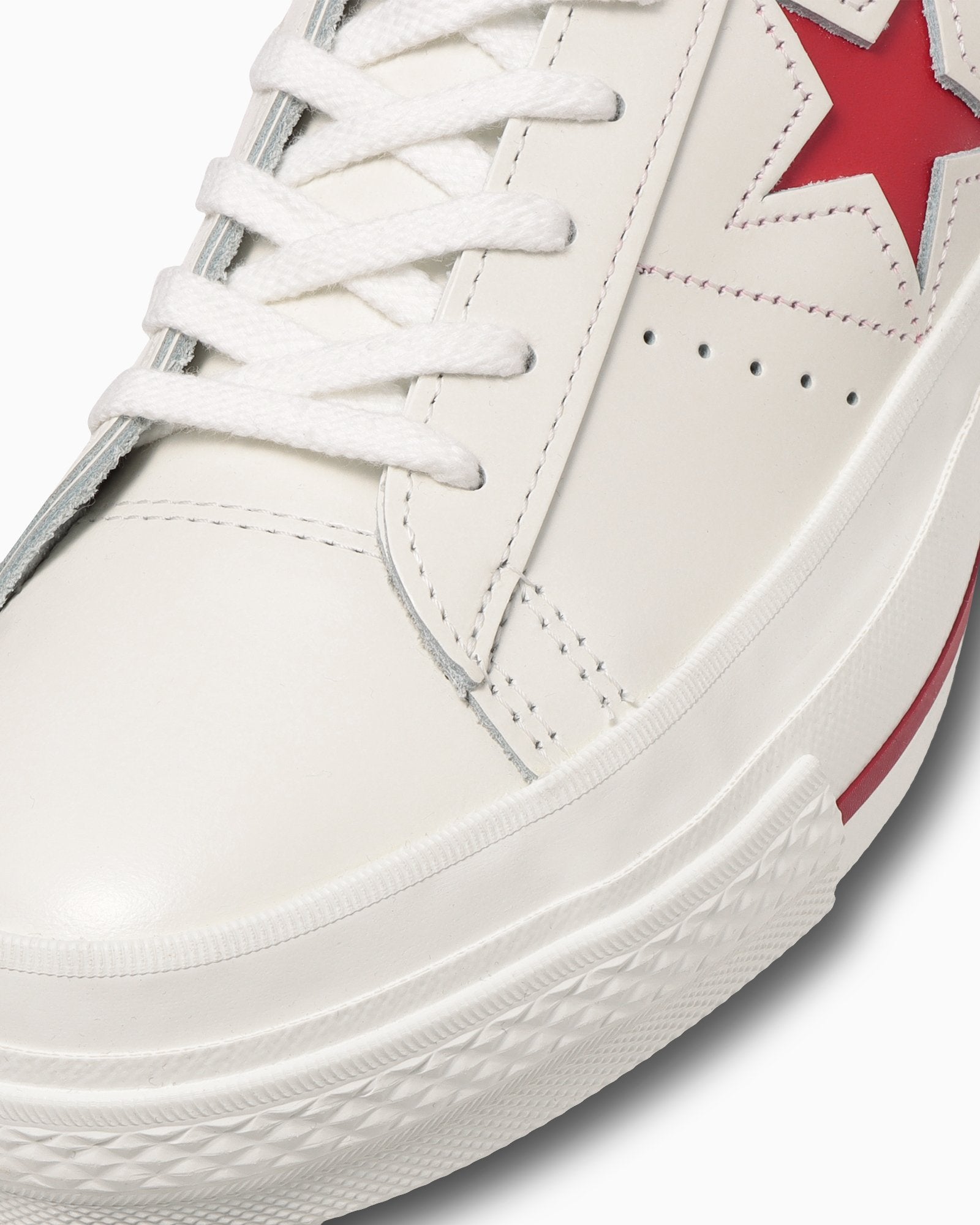 CONVERSE ONE STAR J - ホワイト／レッド - 7