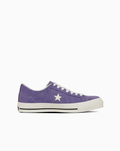 CONVERSE ONE STAR SUEDE - パープル - 3