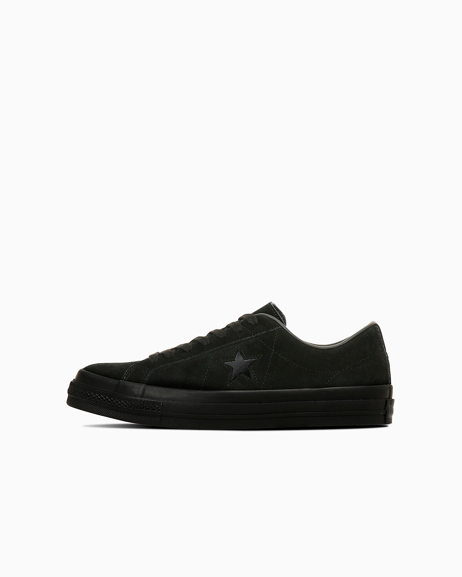 CONVERSE ONE STAR SUEDE - ブラックモノクローム - 1