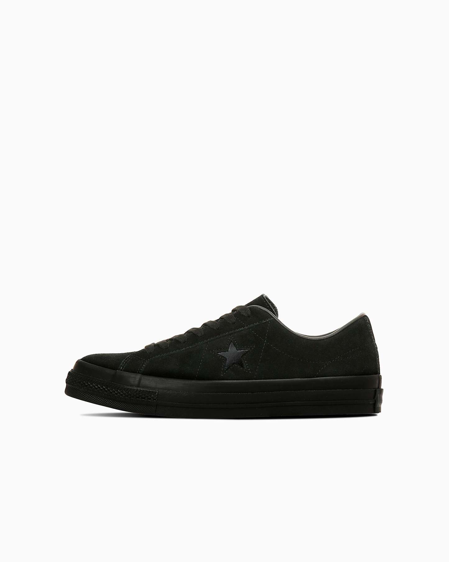 CONVERSE ONE STAR SUEDE - ブラックモノクローム - 1