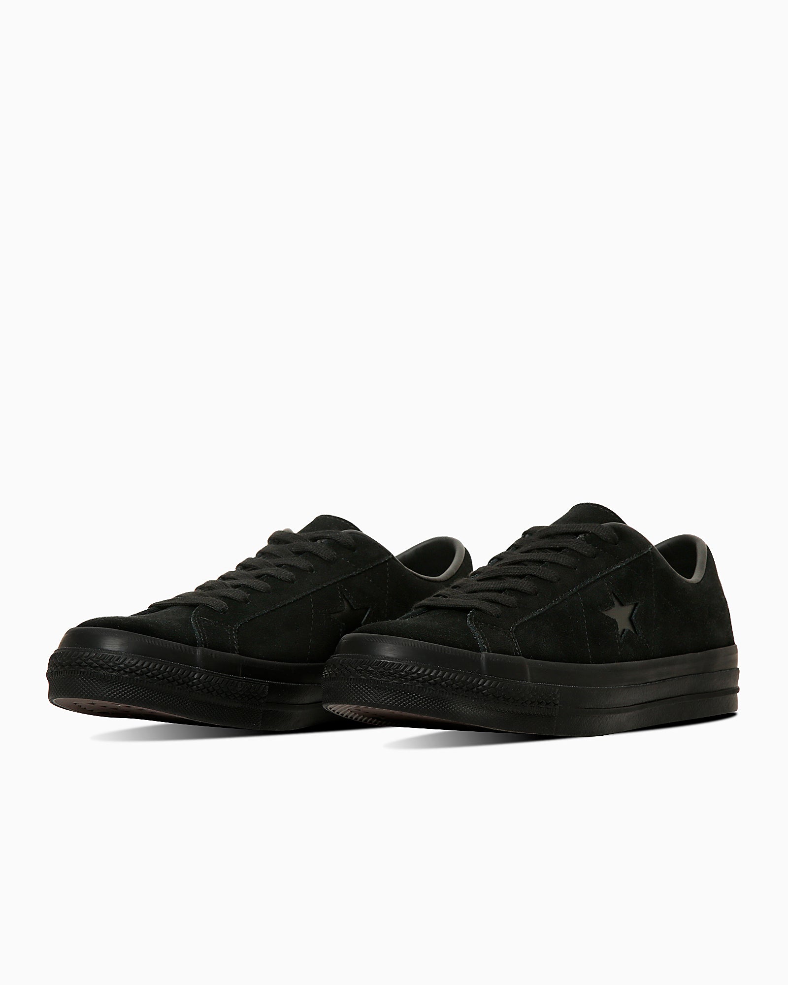 CONVERSE ONE STAR SUEDE - ブラックモノクローム - 2