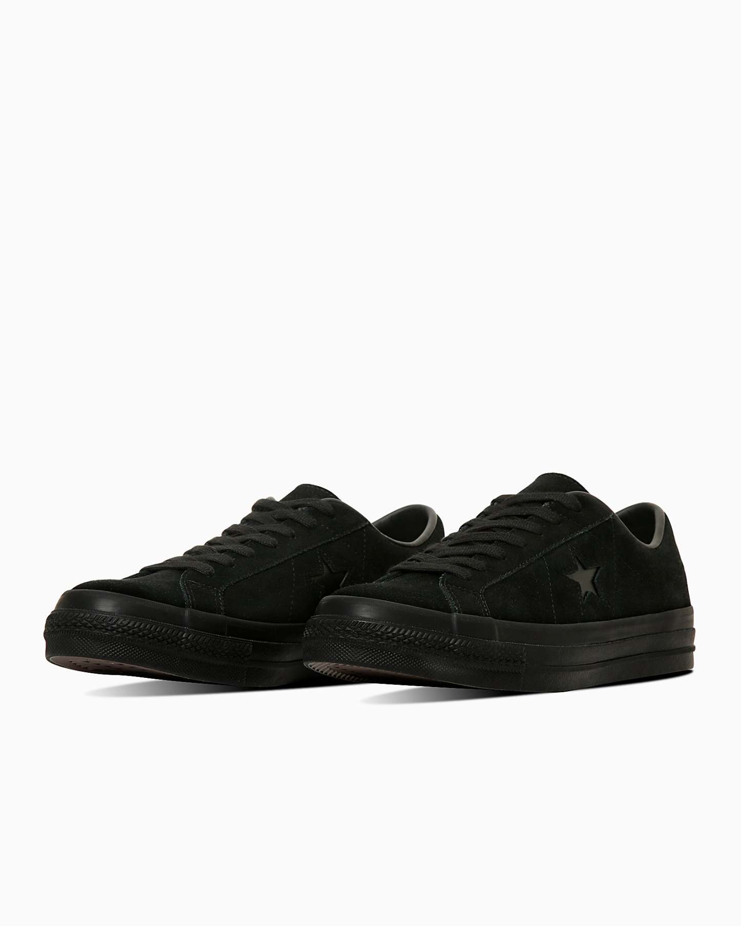 CONVERSE ONE STAR SUEDE - ブラックモノクローム - 2